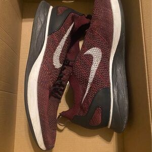 Nike Burgundy and Black Sneakers